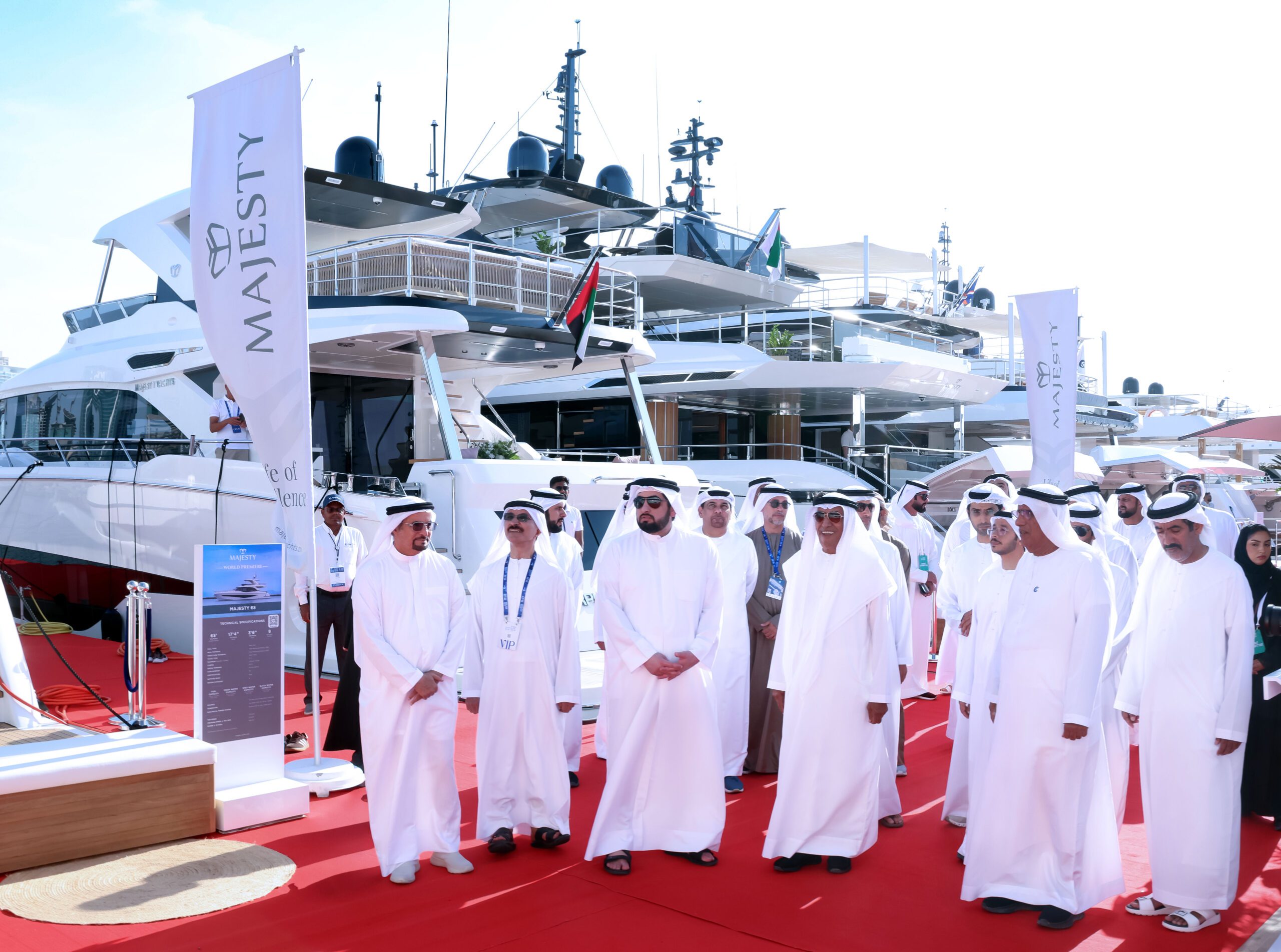 Ahmed bin Mohammed opens 31st edition of Dubai International Boat Show 